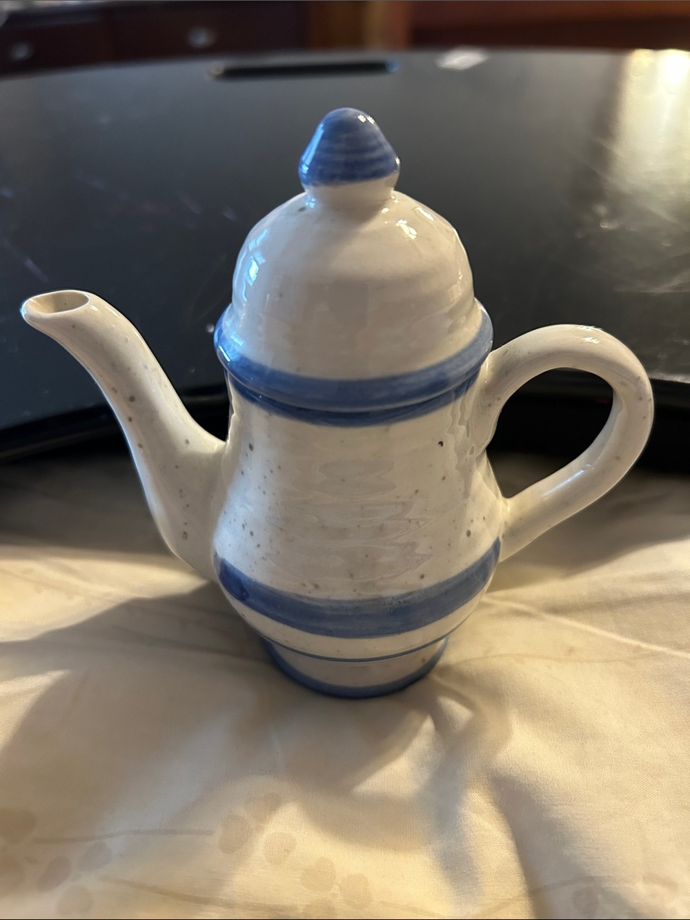 Blue and White mini Ceramic Teapot - Home Art Decorative Teapot